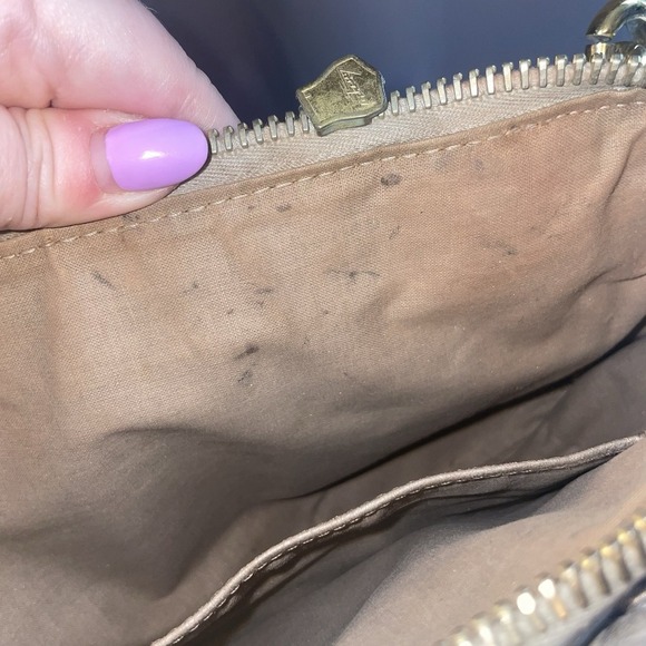 Marc Jacobs Camila Leather Quilted Patchwork Shoulder Bag Purse Italy Gold - Picture 10 of 16